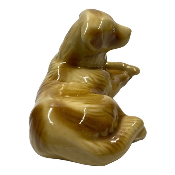 Vintage Porcelain Golden Retriever Dog Figurine Circa 1960s - Picture 4 of 5
